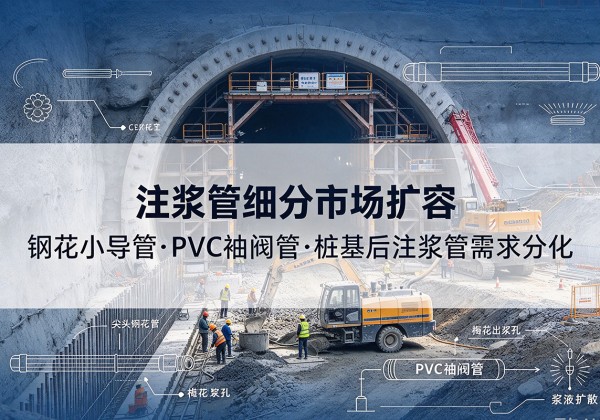 桂阳注浆管细分市场扩容，隧道钢花小导管、PVC 袖阀管、桩基后注浆管需求分化
